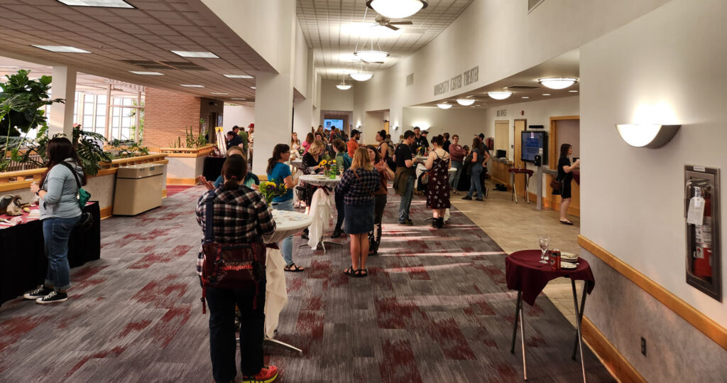 Wide shot of the annual conference at the University of Montana